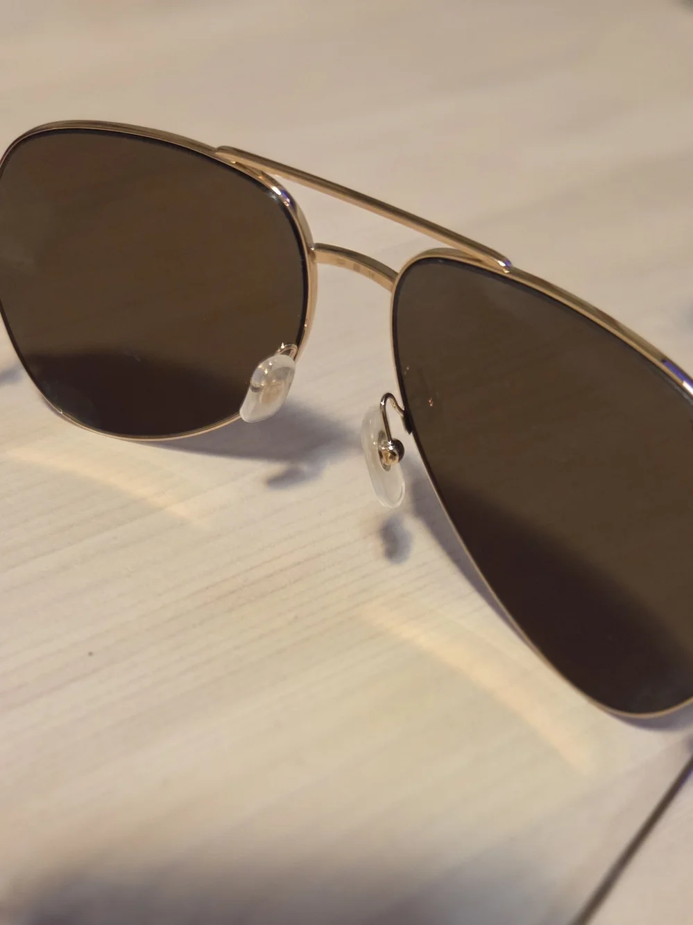 Cartier Gold Frame Sunglasses with Dark Gray Lenses